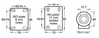 Big m fork mount dimensions