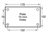 W series fork mount dimensions W series fork mount dimensions